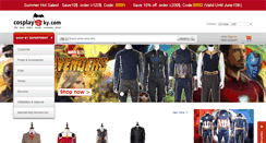 Desktop Screenshot of cosplaysky.com
