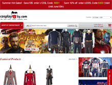 Tablet Screenshot of cosplaysky.com